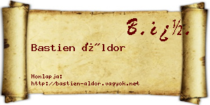 Bastien Áldor névjegykártya